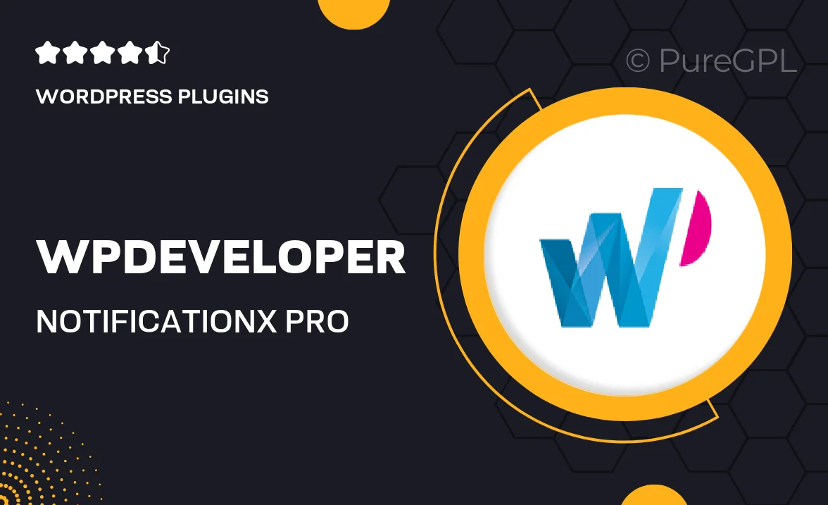 WPDeveloper | NotificationX Pro