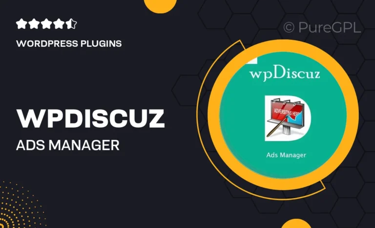 wpdiscuz ads manager