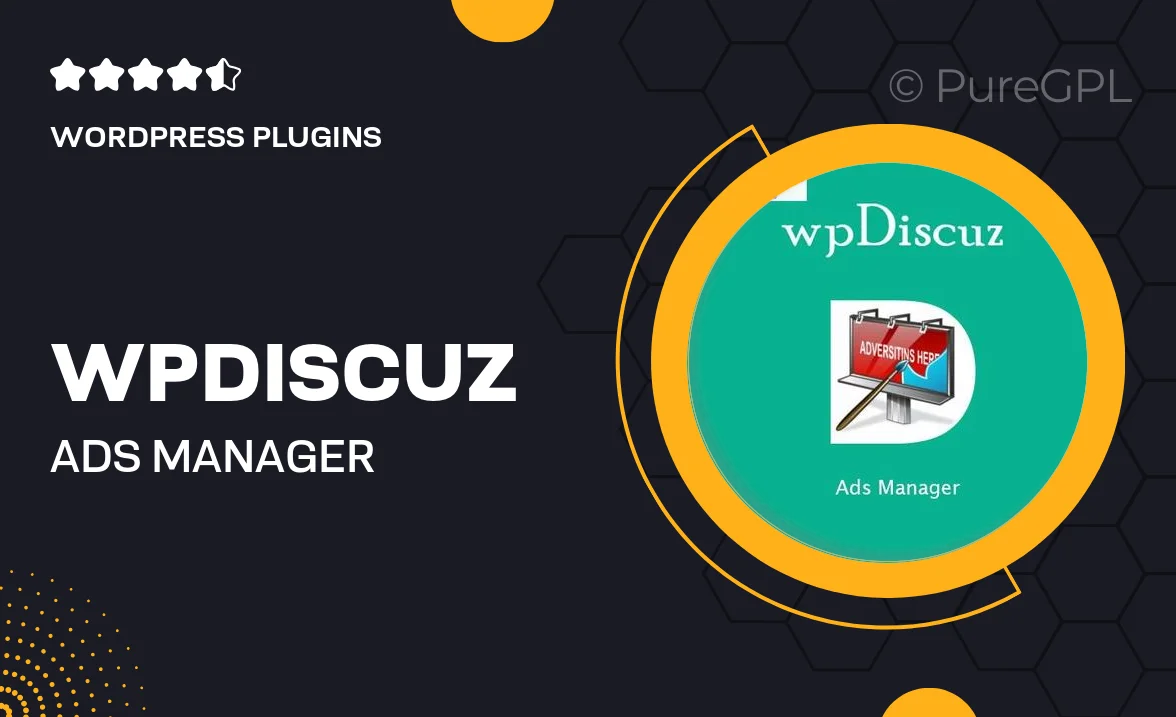 wpDiscuz – Ads Manager