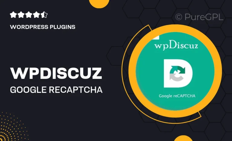 wpdiscuz google recaptcha