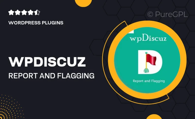 wpdiscuz report and flagging