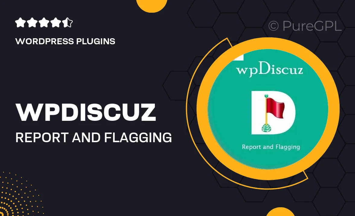 wpDiscuz – Report and Flagging