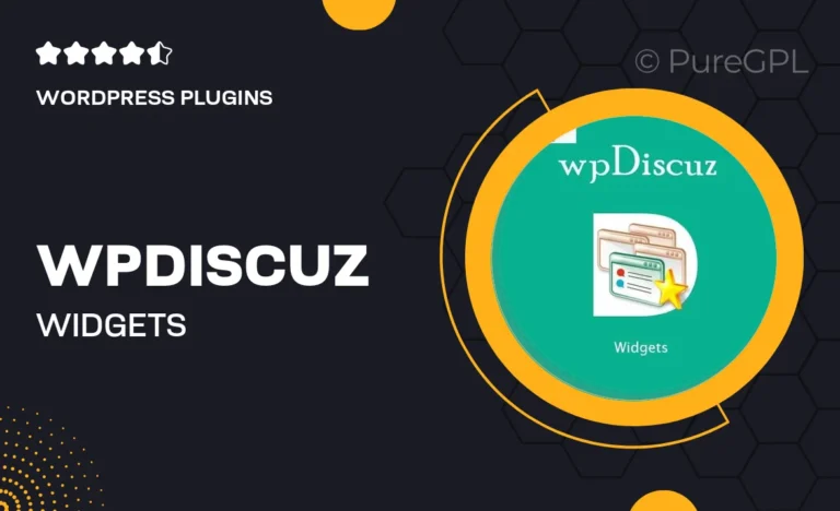 wpdiscuz widgets