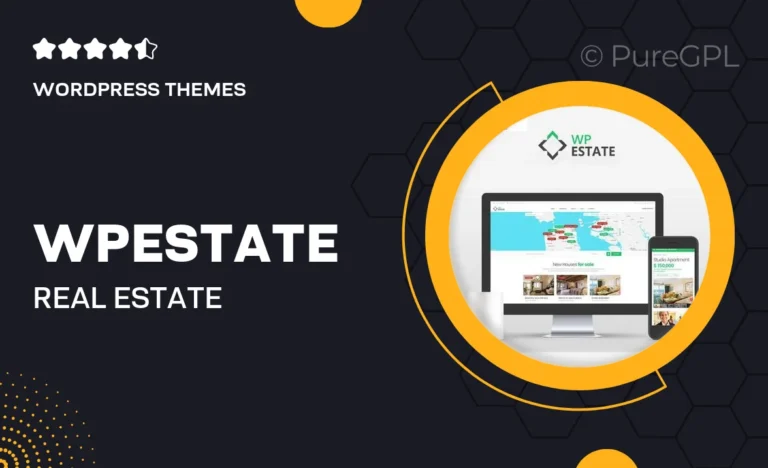 wpestate real estate wordpress theme