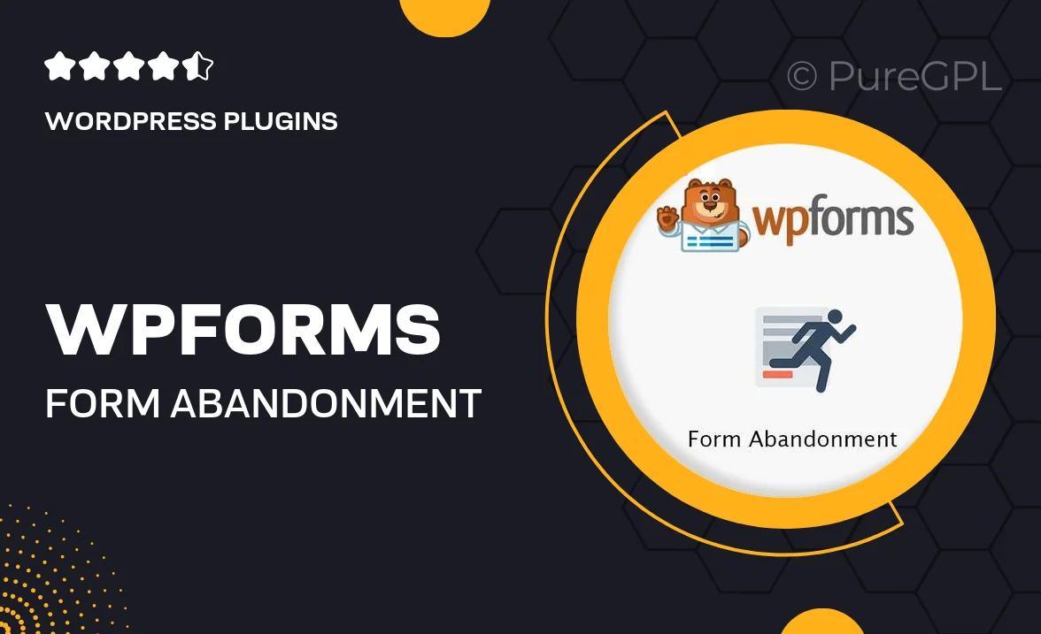 WPForms – Form Abandonment