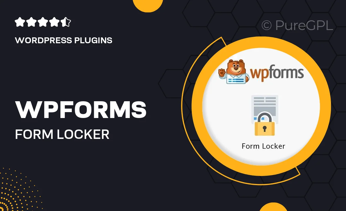 WPForms – Form Locker