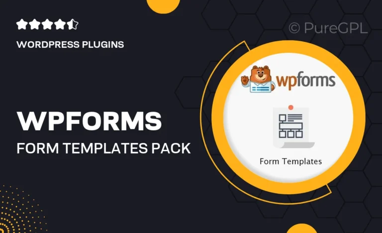 wpforms form templates pack