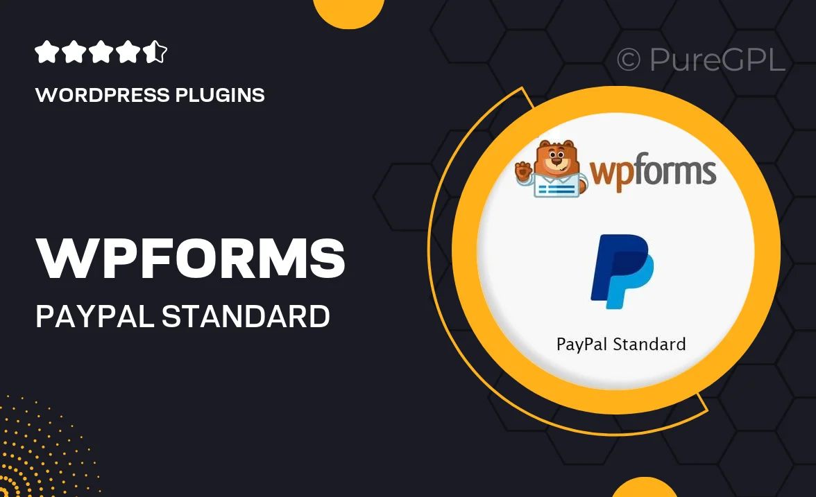 WPForms – PayPal Standard