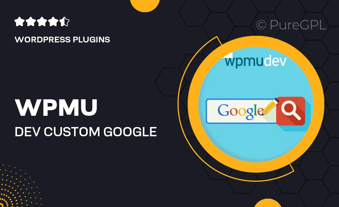 WPMU DEV Custom Google Search