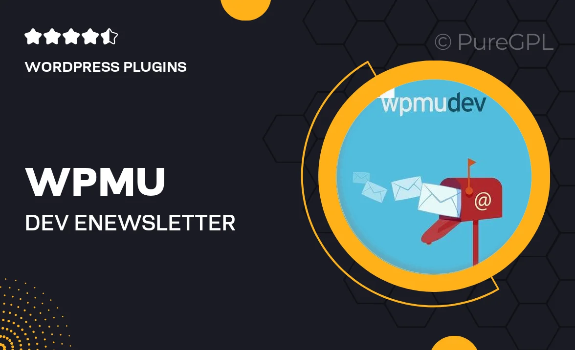 WPMU DEV E-Newsletter