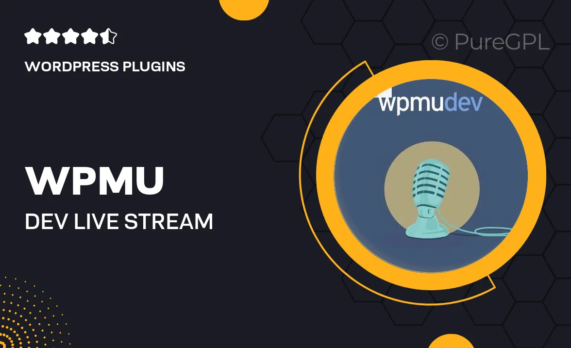 WPMU DEV Live Stream Widget