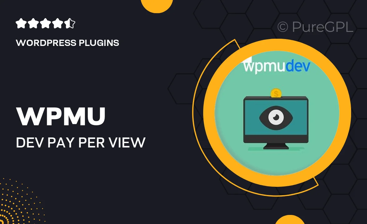 WPMU DEV Pay Per View