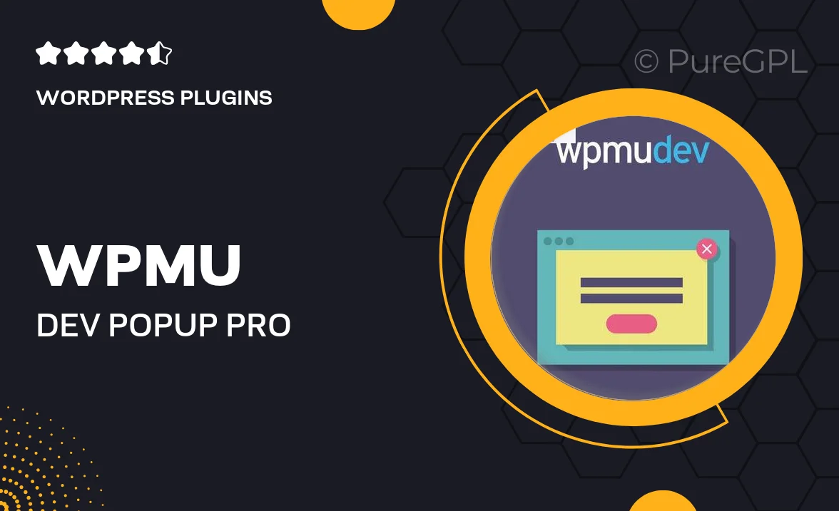 WPMU DEV PopUp Pro