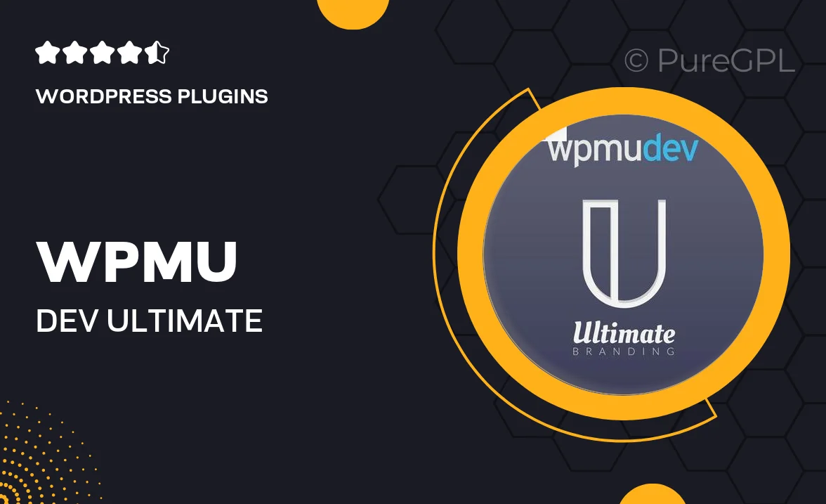 WPMU DEV Ultimate Branding