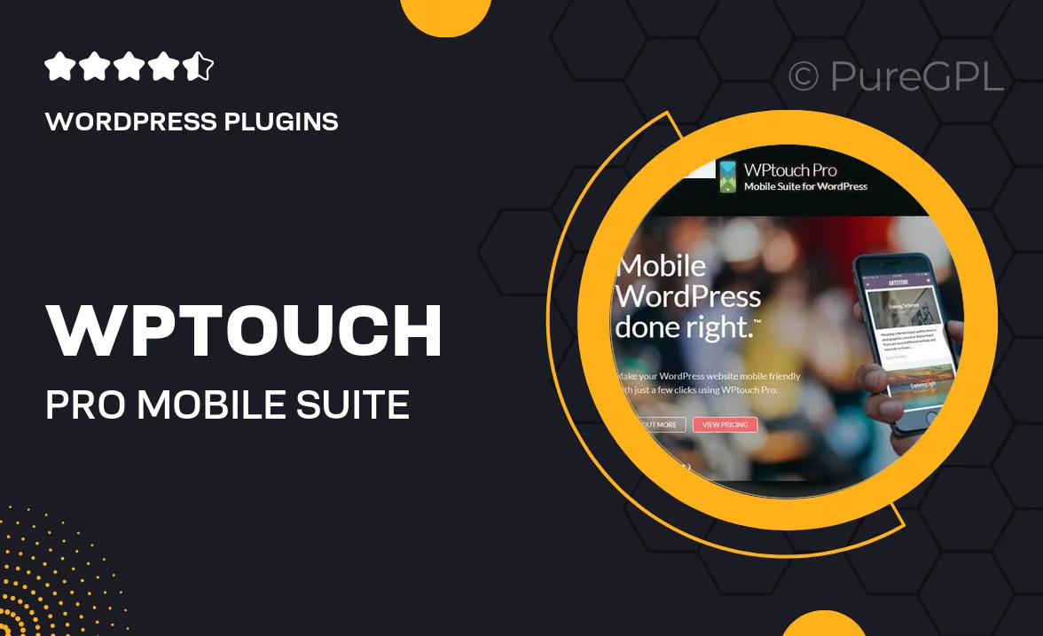 WPtouch Pro | Mobile Suite for WordPress