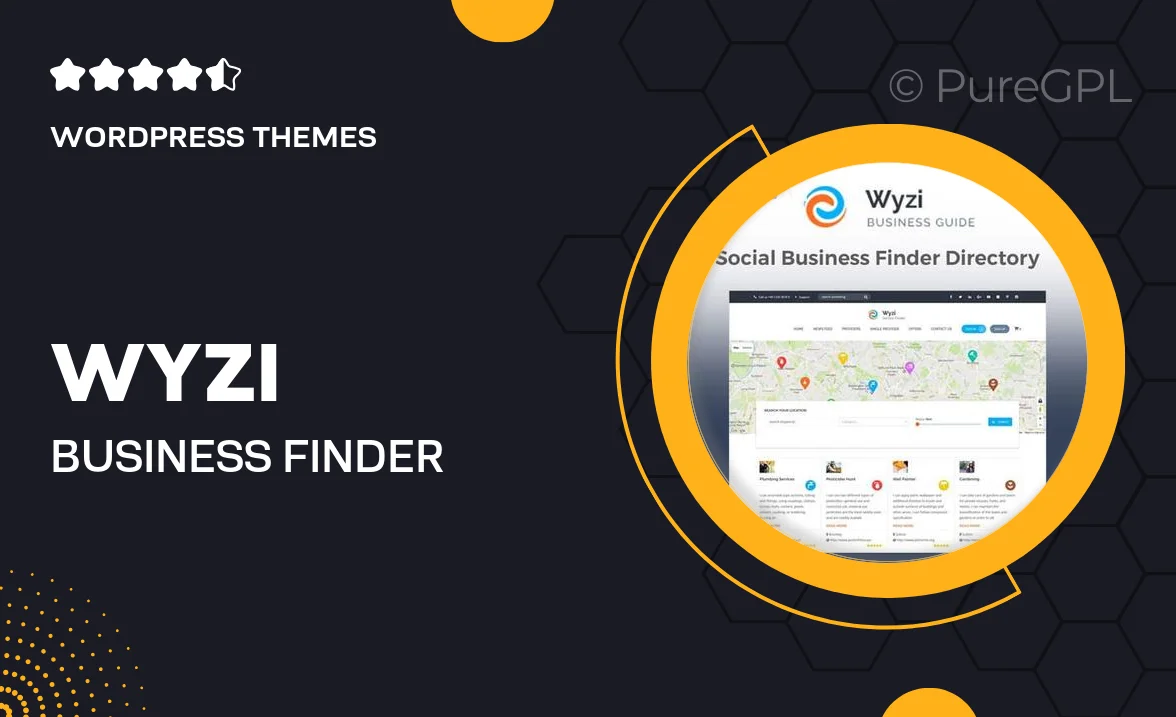 Wyzi – Business Finder WordPress Directory Listing Theme