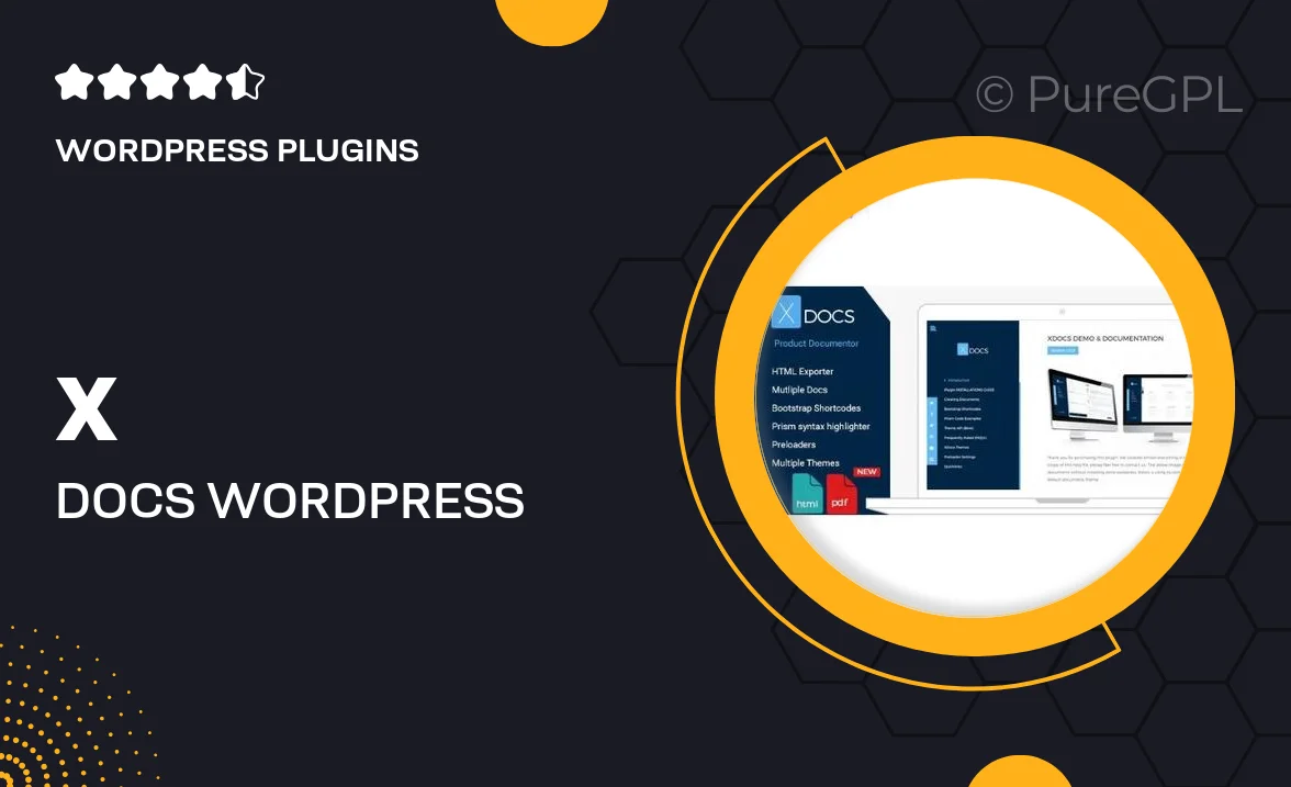 X Docs WordPress Product Documentation Creator