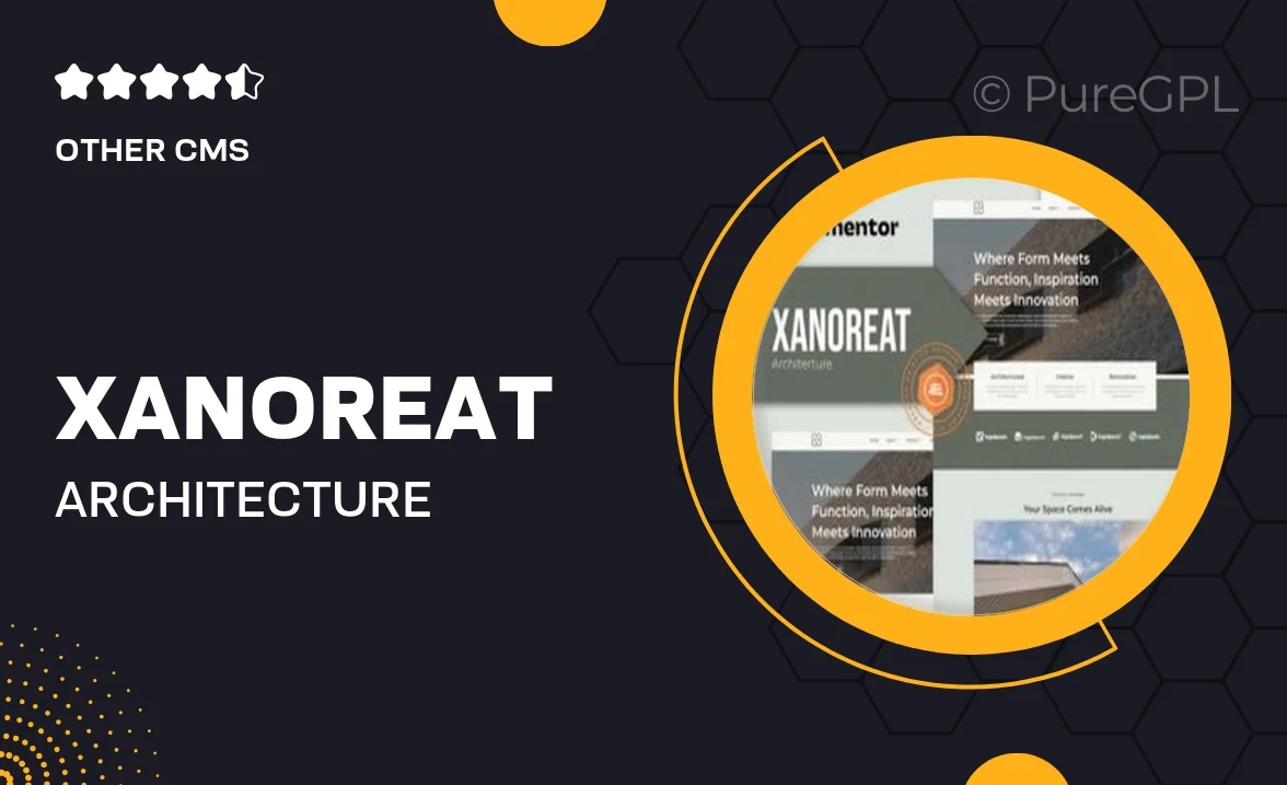 Xanoreat – Architecture Elementor Template Kit