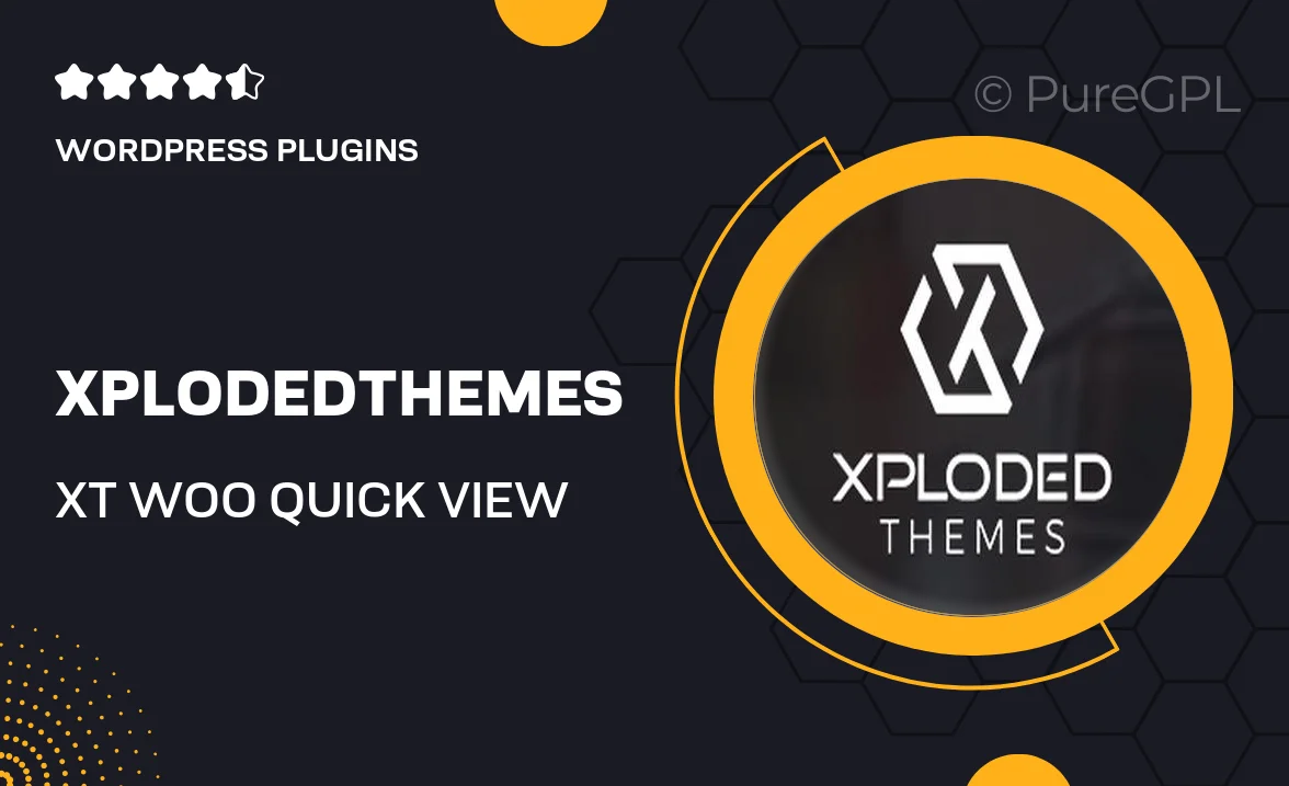 XplodedThemes | XT Woo Quick View Pro