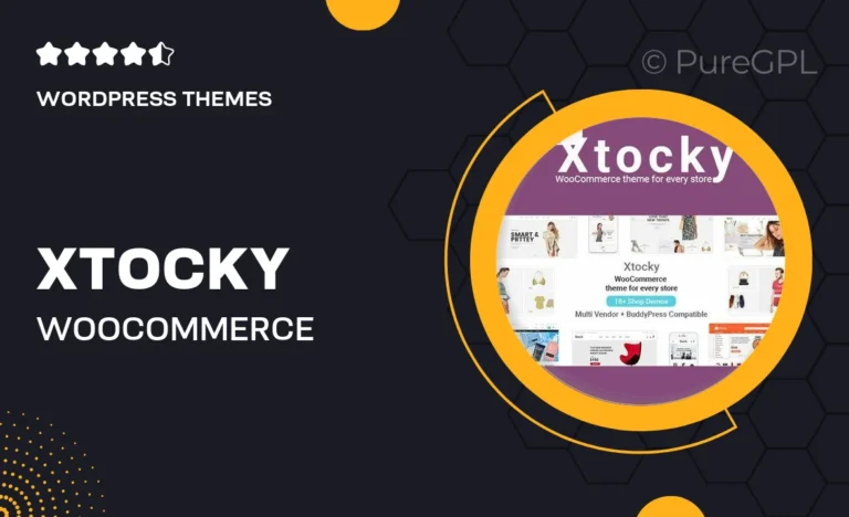xtocky woocommerce responsive theme