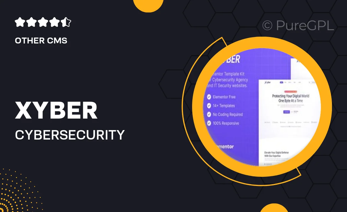 Xyber – Cybersecurity Agency & IT Security Elementor Template Kit
