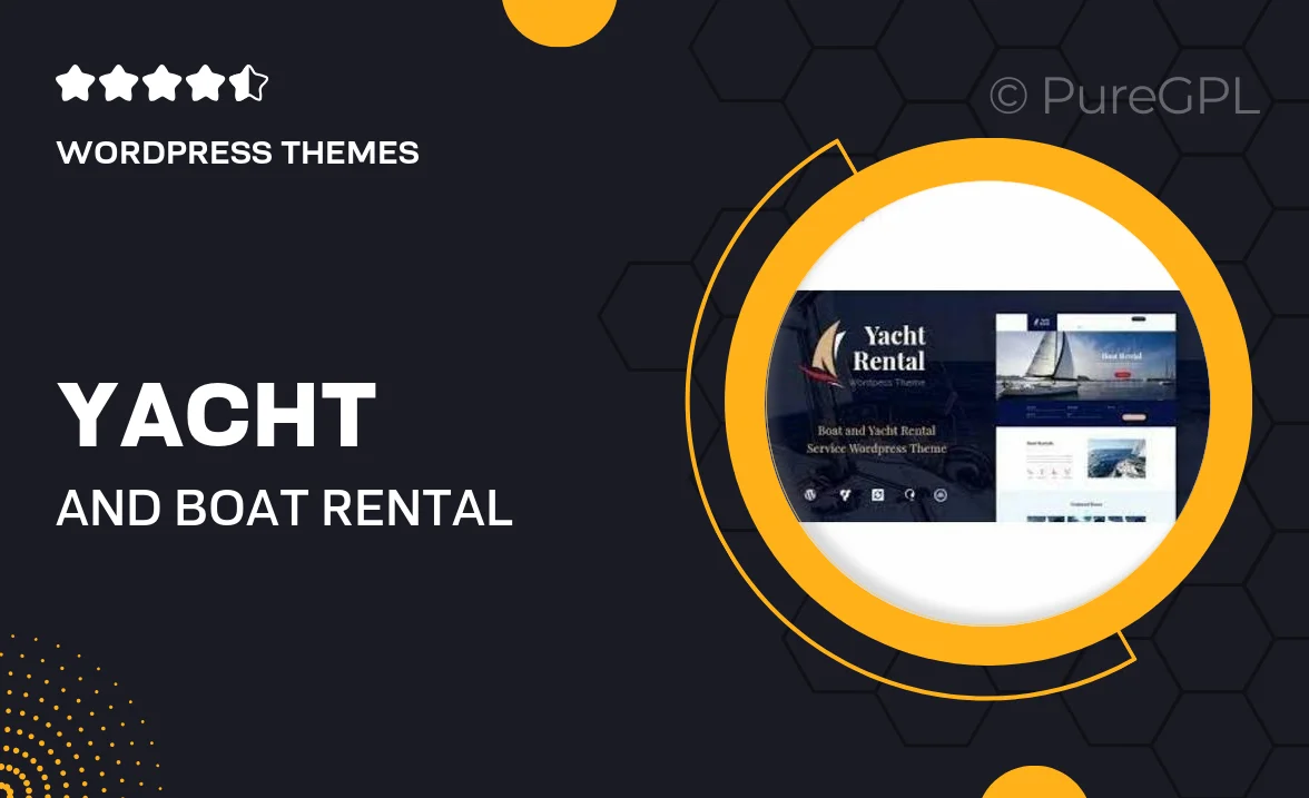 Yacht and Boat Rental Service WordPress Theme