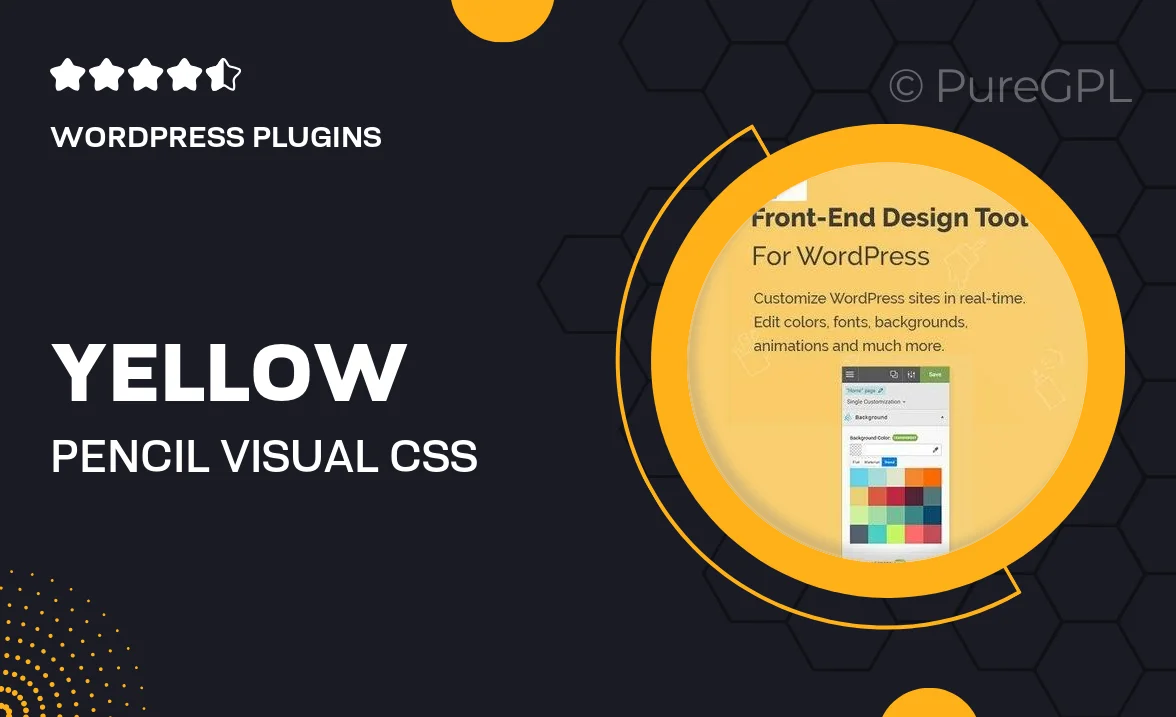 Yellow Pencil: Visual CSS Style Editor