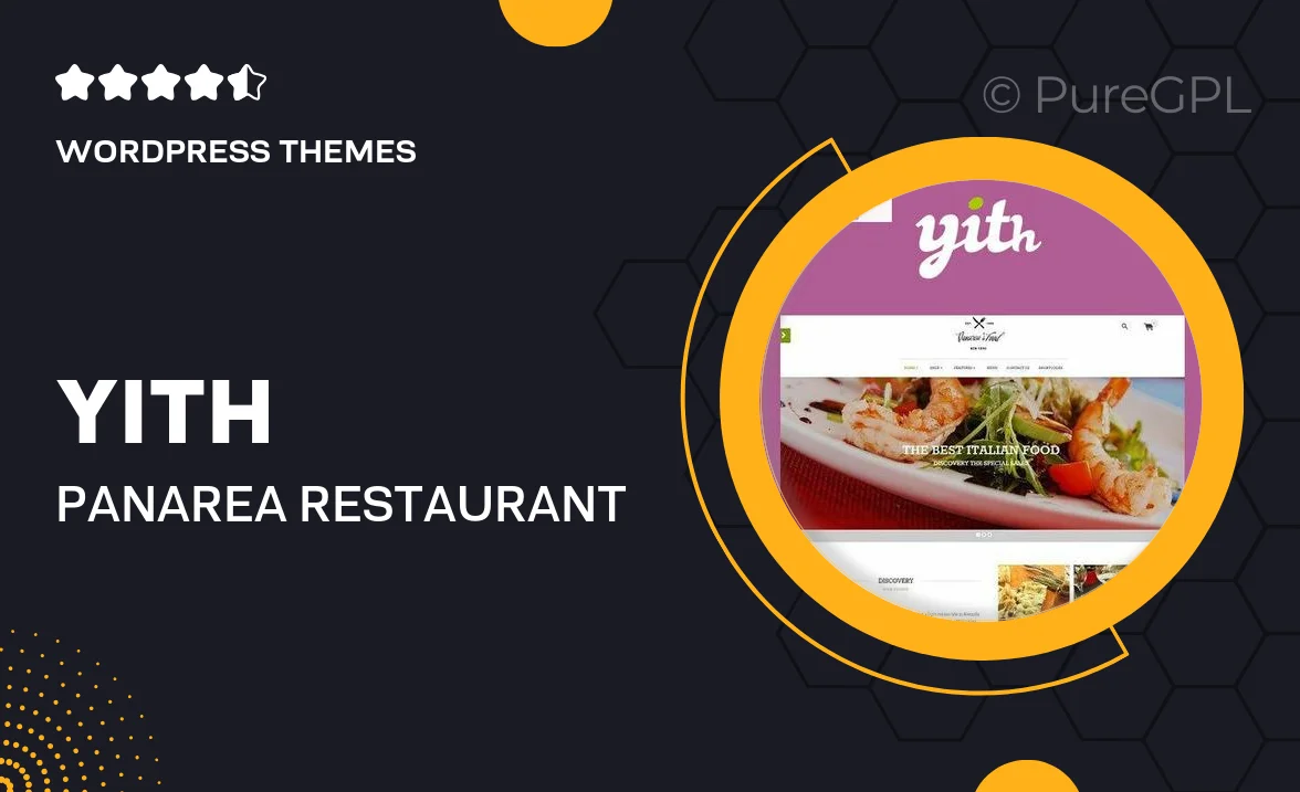 YITH Panarea | Restaurant and Food WordPress Theme