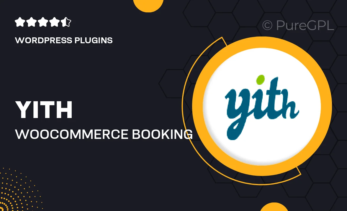 Yith | WooCommerce Booking Premium