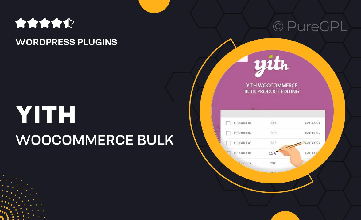 YITH WooCommerce Bulk Product Editing Premium