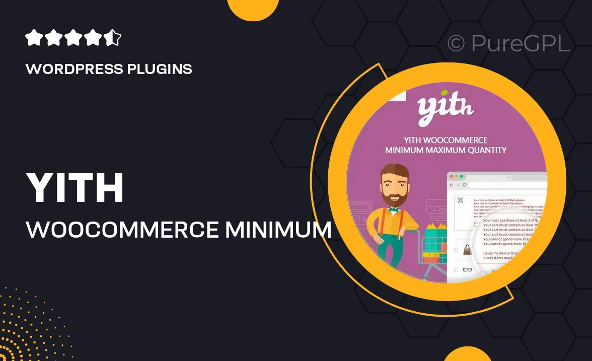 YITH WooCommerce Minimum Maximum Quantity Premium