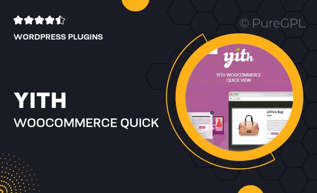 YITH WooCommerce Quick View Premium 16 YITH WooCommerce Quick View Premium