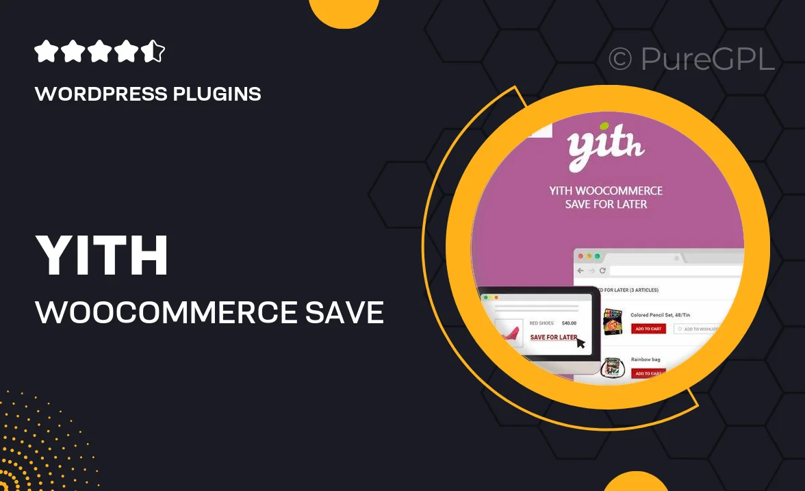 YITH WooCommerce Save for Later Premium