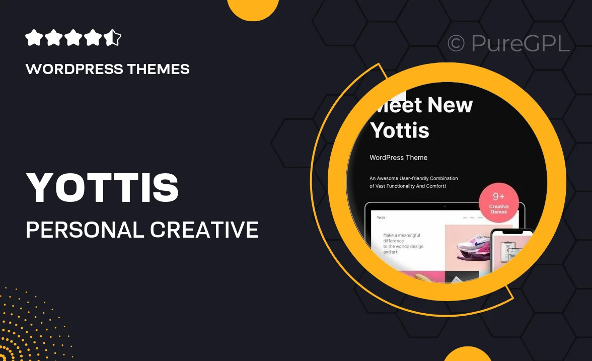 Yottis | Personal Creative Portfolio WordPress Theme + Store