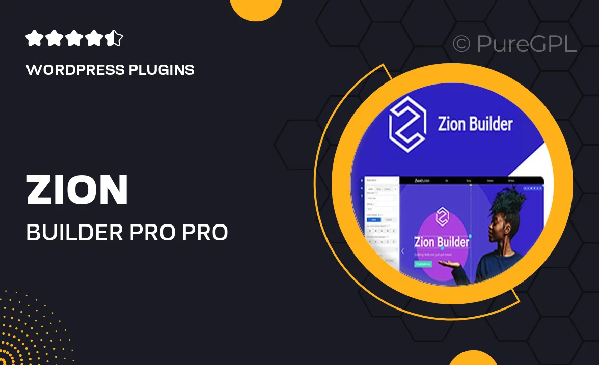 Zion Builder Pro + Pro Templates