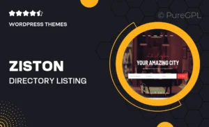 Ziston – Directory Listing WordPress Theme