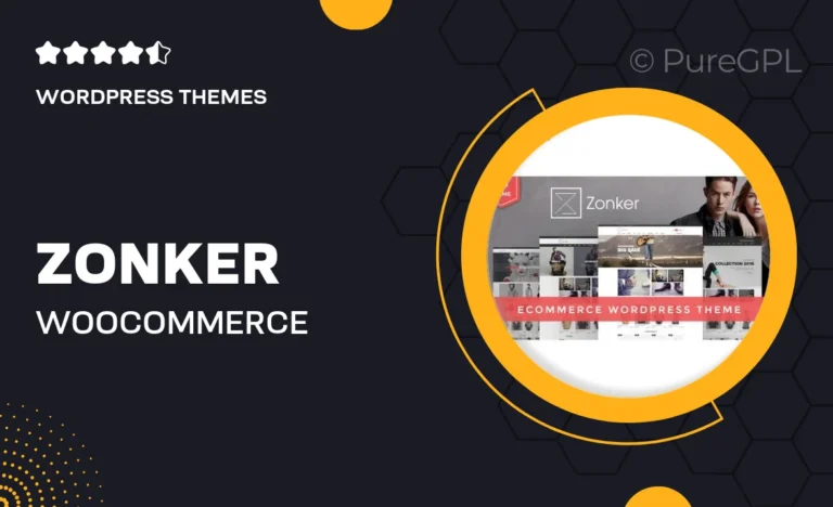 zonker woocommerce wordpress theme