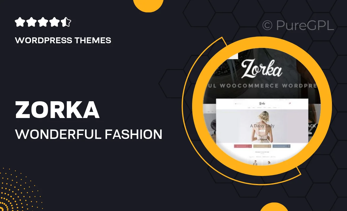 ZORKA – Wonderful Fashion WooCommerce Theme