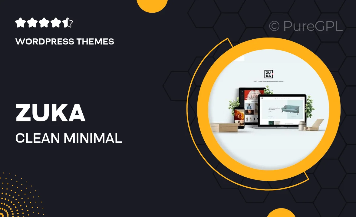 Zuka – Clean, Minimal WooCommerce Theme