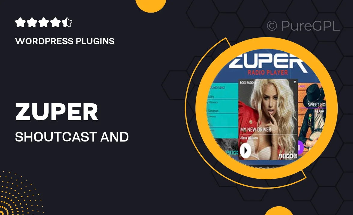 Zuper – Shoutcast and Icecast Radio Player With History – Addon For for WPBakery Page Builder