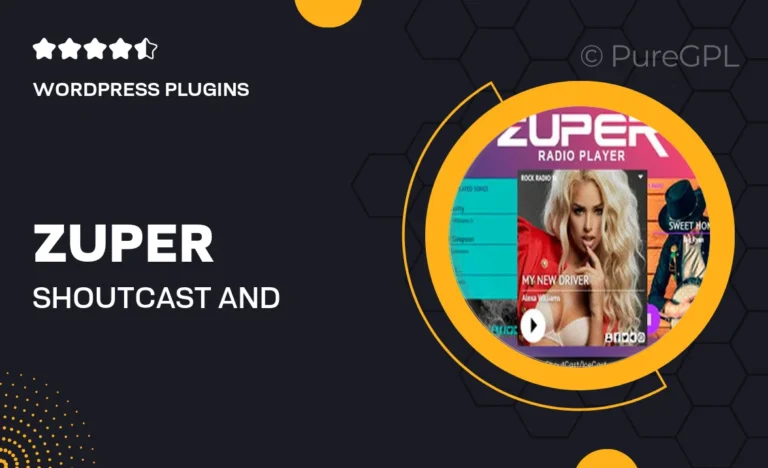 zuper shoutcast and icecast radio player with history elementor widget addon