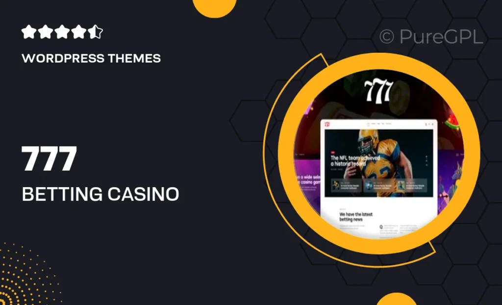 777 – Betting, Casino & Affiliate WordPress Theme 33 777 – Betting, Casino & Affiliate WordPress Theme