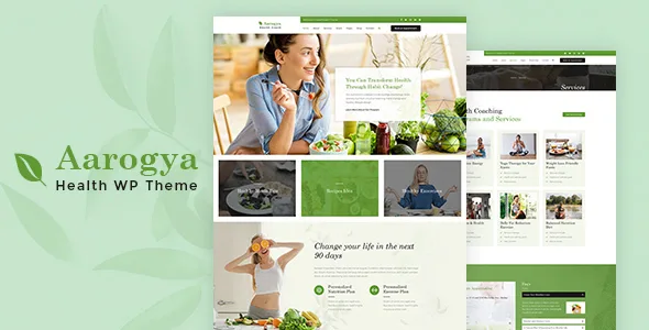 aarogya nutrition dietitian wordpress theme 1