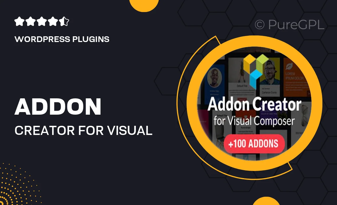 Addon Creator for Visual Composer