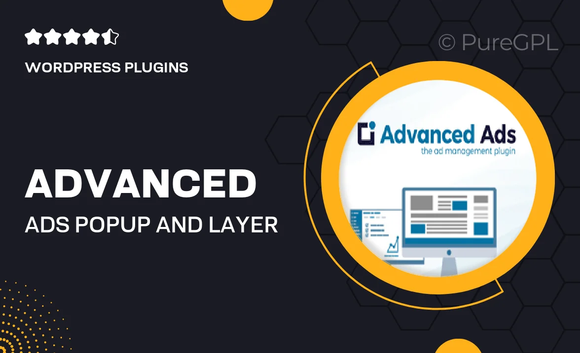 Advanced ads | PopUp and Layer Ads