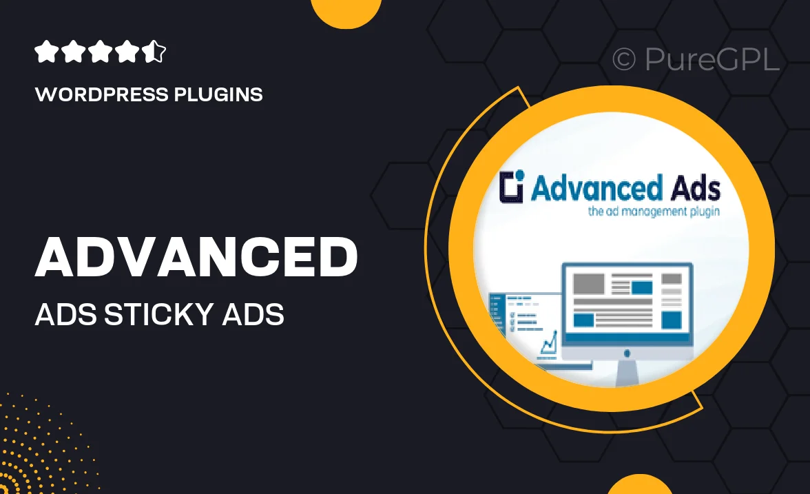 Advanced ads | Sticky Ads