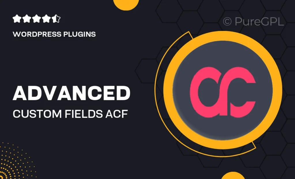 Advanced Custom Fields – ACF add-on 9 Advanced Custom Fields – ACF add-on