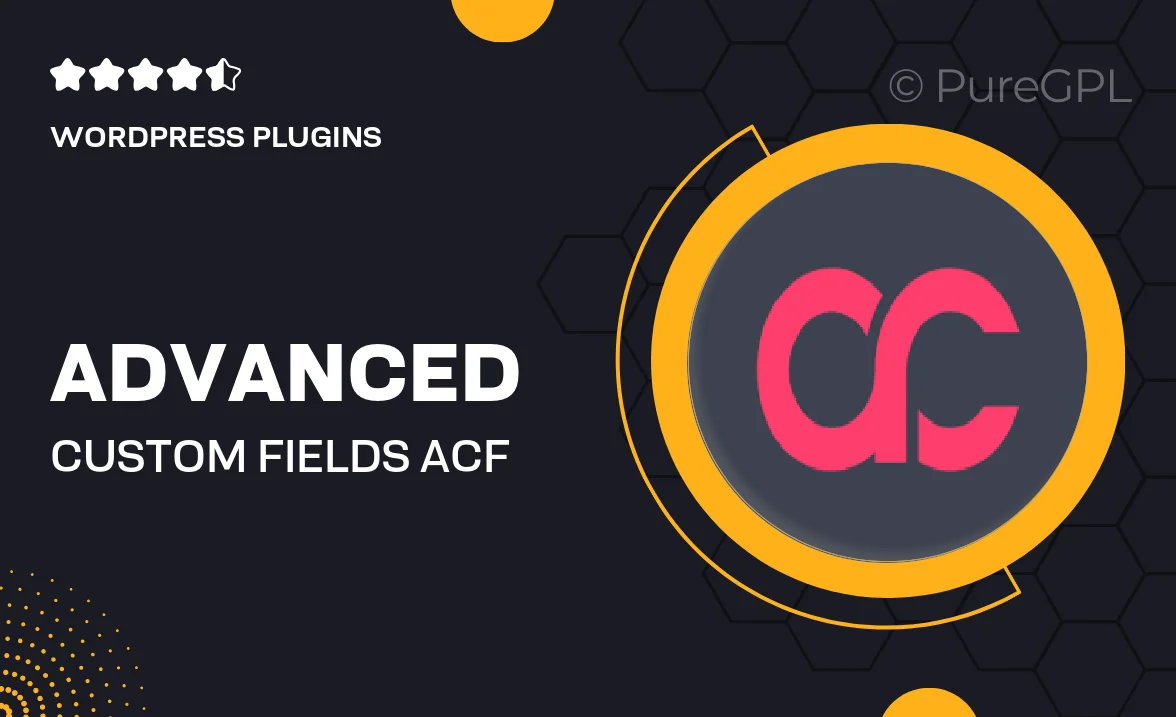 Advanced Custom Fields – ACF add-on