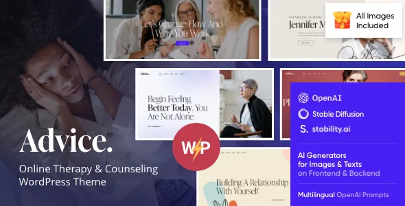 advice online therapy counseling wordpress theme 1