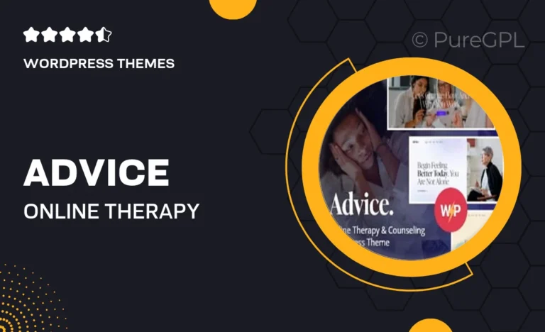 advice online therapy counseling wordpress theme
